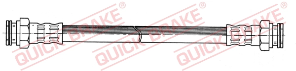 Шланг тормозной задний QUICK BRAKE 25.002
