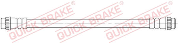 Шланг тормозной задний renault grand scé QUICK BRAKE 25.065