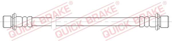 Шланг тормозной задний правый QUICK BRAKE 25.081