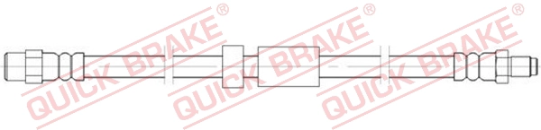 Шланг тормозной передний QUICK BRAKE 32.213
