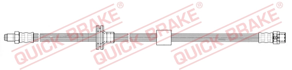 Шланг тормозной передний QUICK BRAKE 32.414