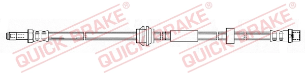 Шланг тормозной передний QUICK BRAKE 35.910