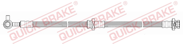 Шланг тормозной передний правый QUICK BRAKE 50.822