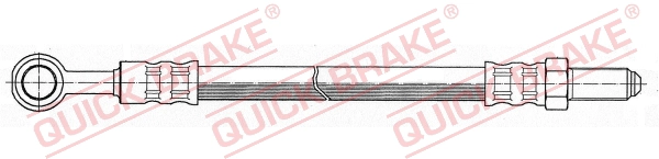 Шланг тормозной передний QUICK BRAKE 70.004