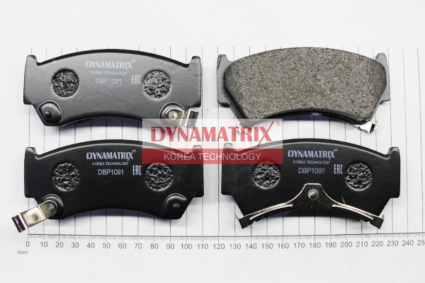 К-кт колодок для диск.тормозов DYNAMATRIX-KOREA DBP1091