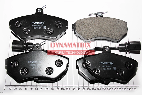 К-кт колодок для диск.тормозов DYNAMATRIX-KOREA DBP1451