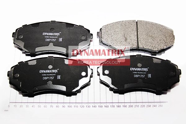 К-кт колодок для диск.тормозов DYNAMATRIX-KOREA DBP1757