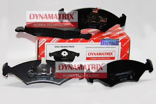 К-кт колодок для диск.тормозов DYNAMATRIX-KOREA DBP206