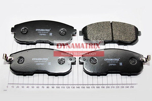 Комплект тормозных колодок DYNAMATRIX-KOREA DBP691