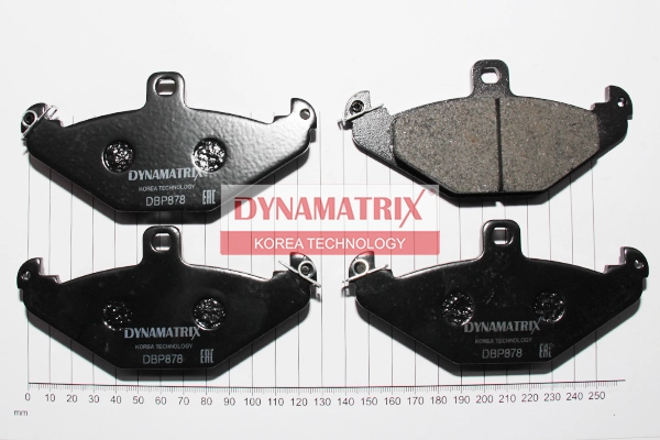 Комплект тормозных колодок DYNAMATRIX-KOREA DBP878