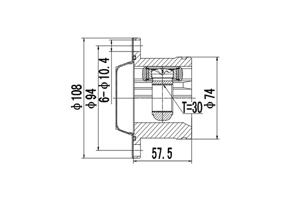 Комплект шруса DYNAMATRIX-KOREA DCV661006