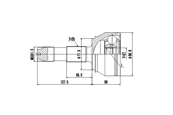 Комплект шруса DYNAMATRIX-KOREA DCV817055