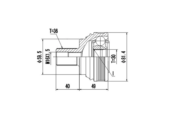 Комплект шруса DYNAMATRIX-KOREA DCV853001