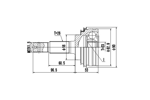 Комплект шруса DYNAMATRIX-KOREA DCV859020
