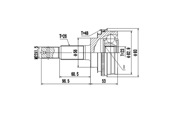 Комплект шруса DYNAMATRIX-KOREA DCV859021