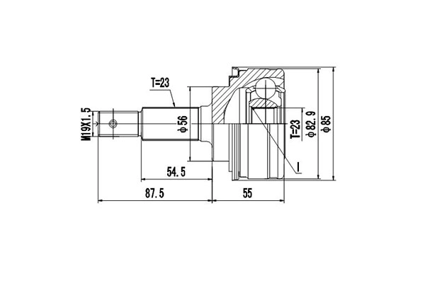 Комплект шруса DYNAMATRIX-KOREA DCV859054