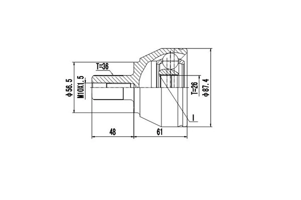 Комплект шруса DYNAMATRIX-KOREA DCV899155