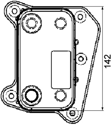 Масляный радиатор MAHLE/KNECHT CLC38000P