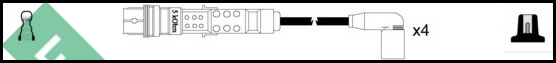 Провода зажигания (к-т) TRW LUC5287