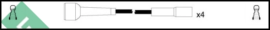 Провода зажигания (к-т) TRW LUC4451