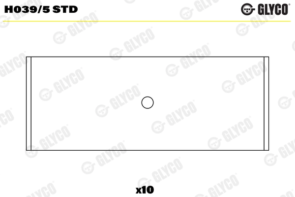 Вкладыши двигателя GLYCO H039/5 STD