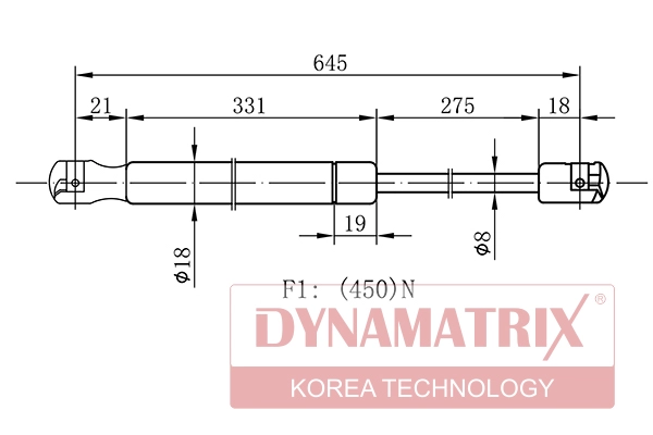 Амортизатор багажника