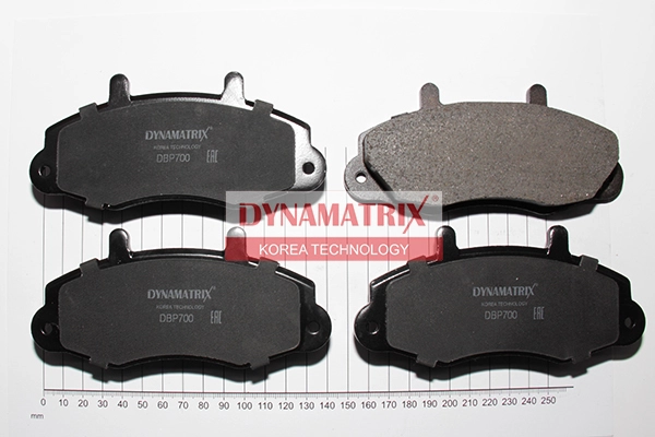 К-кт колодок для диск.тормозов DYNAMATRIX-KOREA DBP700
