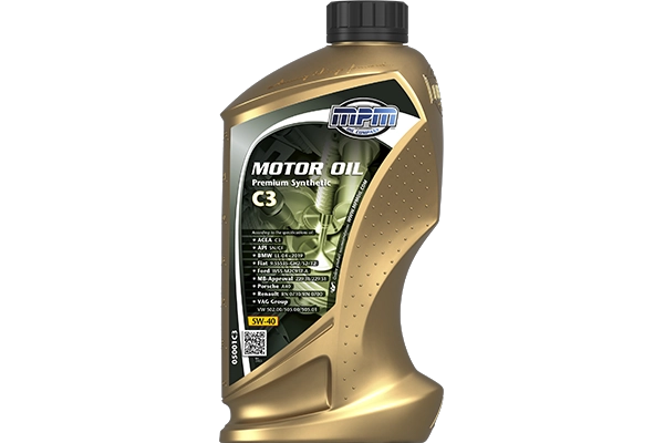 Моторное масло 5w-40 premium synthetic c3 sn/cf синтетическое 1л MPM 05001C3