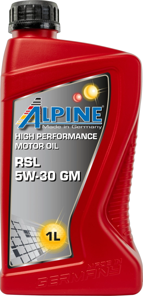 Alpine rsl 5w-30 gm 1l api sm/cf acea a3/b4 mb 229.3 opel gm-ll-a-025/b-025 vw 502.00/505.00 bm ALPINE 0101361