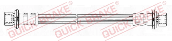 Шланг тормозной задний citroë QUICK BRAKE 25.025