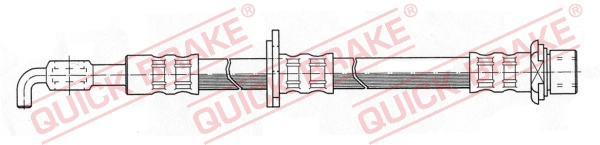 Шланг тормозной передний правый QUICK BRAKE 50.993