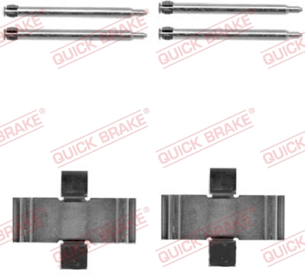 Комплект монтажный тормозных колодок QUICK BRAKE 109-1039