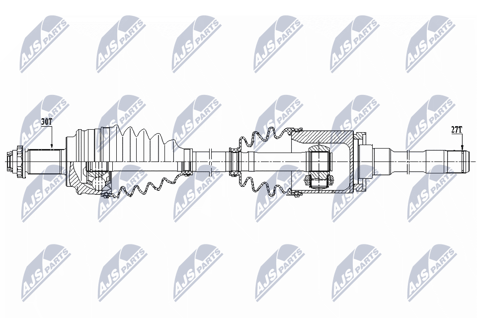 Полуось NTY NPW-BM-152