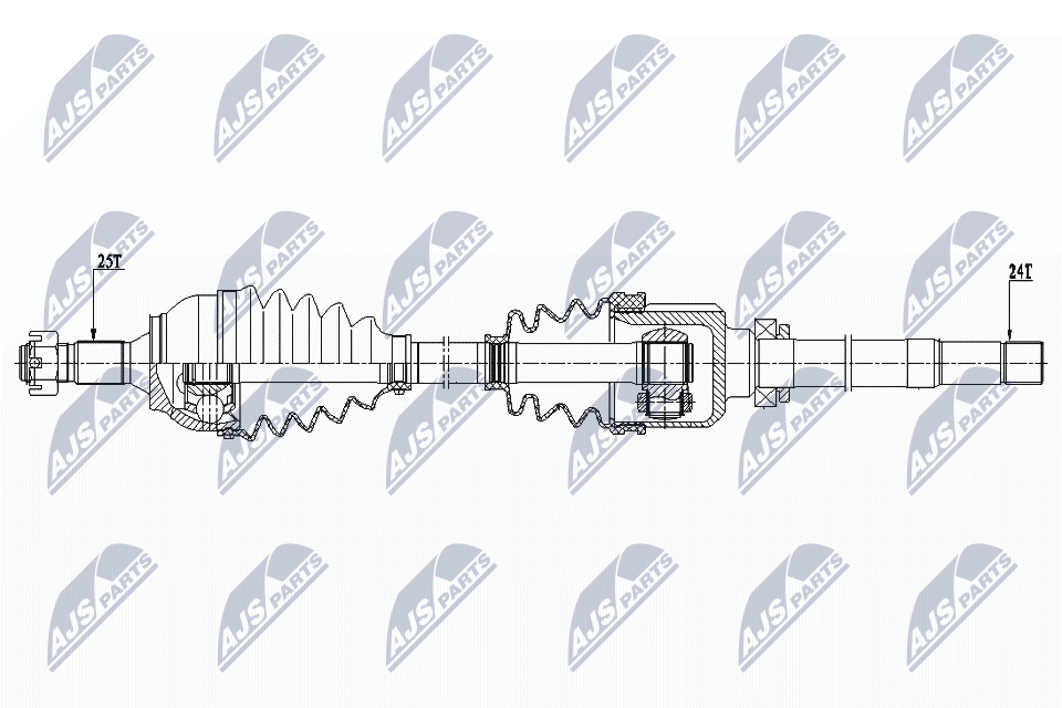 Полуось NTY NPW-CT-079