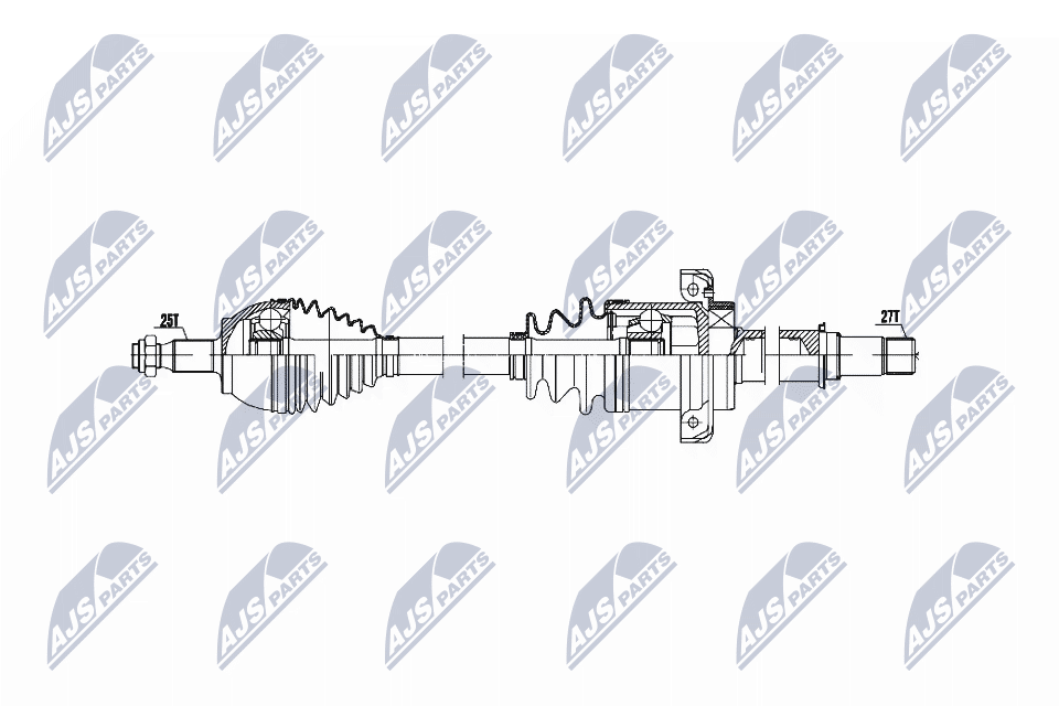 Привод в сборе mercedes a/b klasa 180/200 cdi 200 turbo 04-12 /прав NTY NPW-ME-028