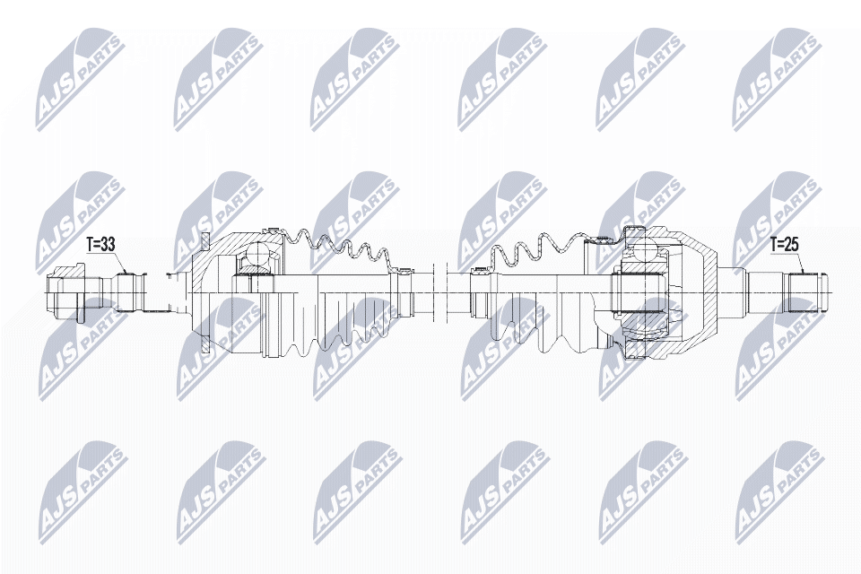 Полуось NTY NPW-PL-069