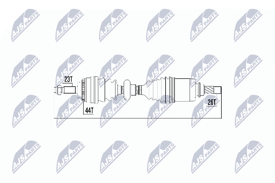 Привод в сборе renault clio iii 1.5dci 07- kangoo 1.5dci 05-левв