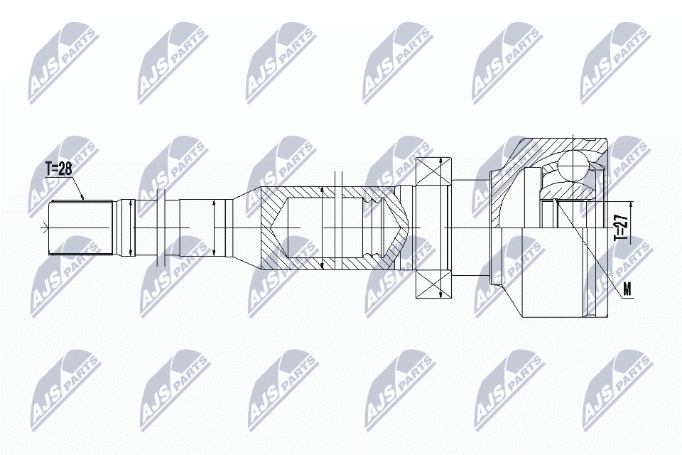 Шрус NTY NPW-VV-102