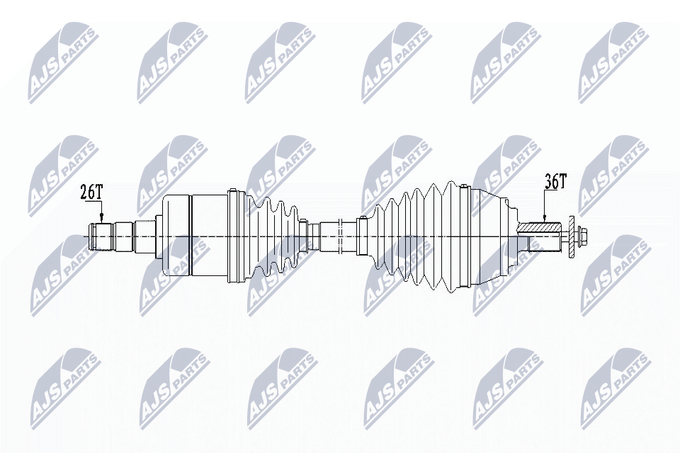 Volvo v40 t2/t3/t4/d2/d3 15- /przednialewaatm tf-71sc/ NTY NPW-VV-131
