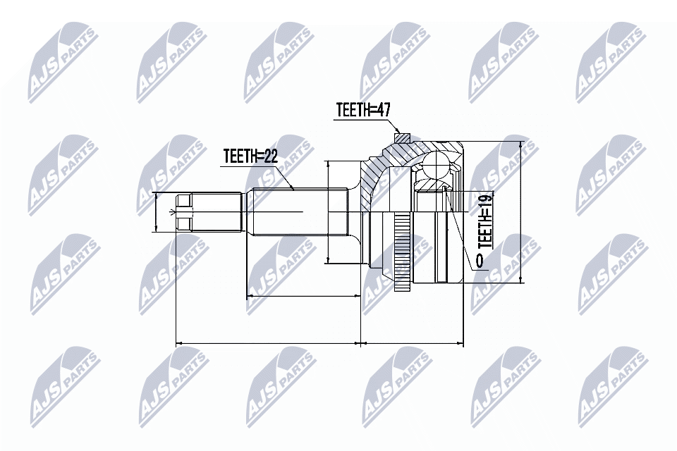 Шруc наружний NTY NPZ-DW-018