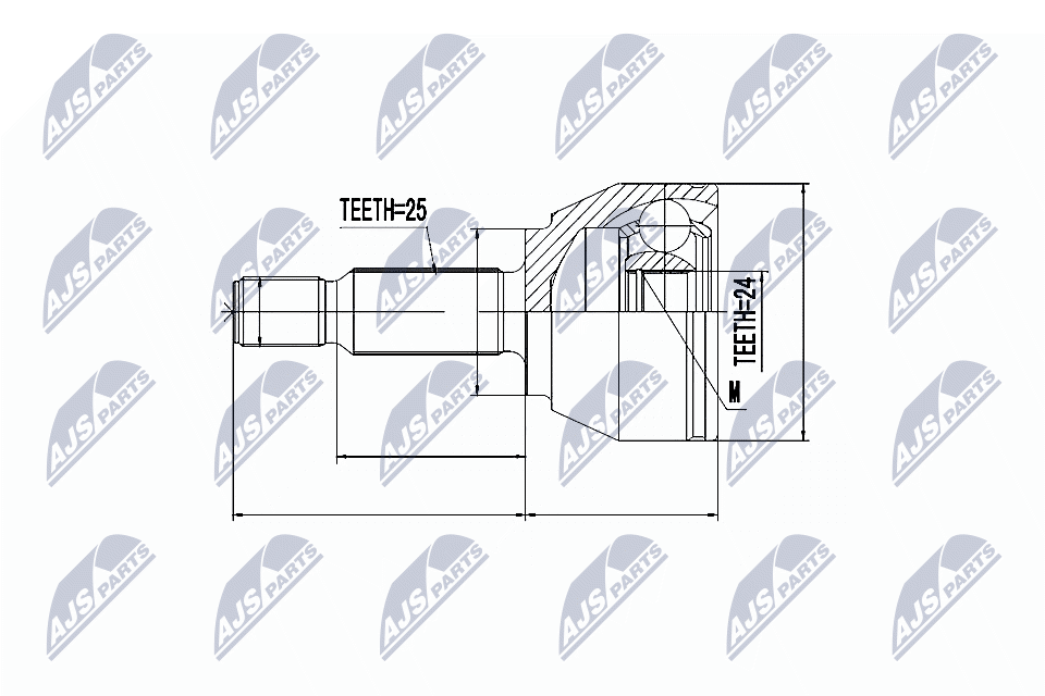 Шруc наружний NTY NPZ-FR-029