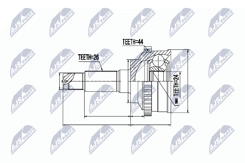 Шруc наружний NTY NPZ-MZ-025