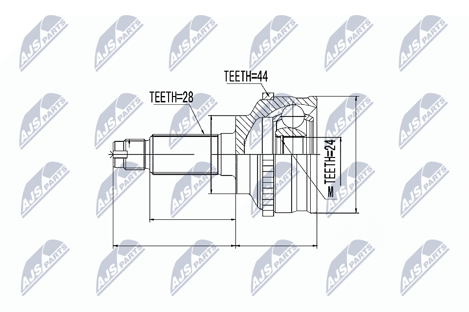 Шруc наружний NTY NPZ-MZ-028