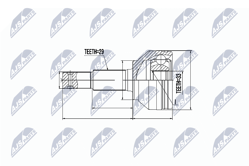 Шруc наружний NTY NPZ-NS-082