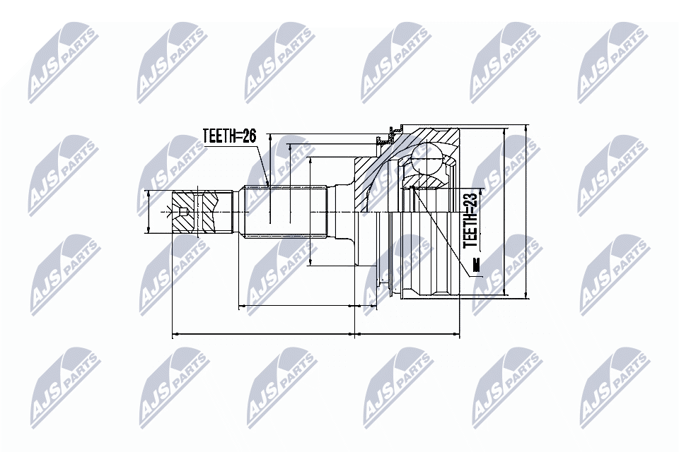 Шруc наружний NTY NPZ-TY-005