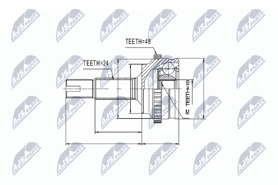 Шруc наружний NTY NPZ-TY-053