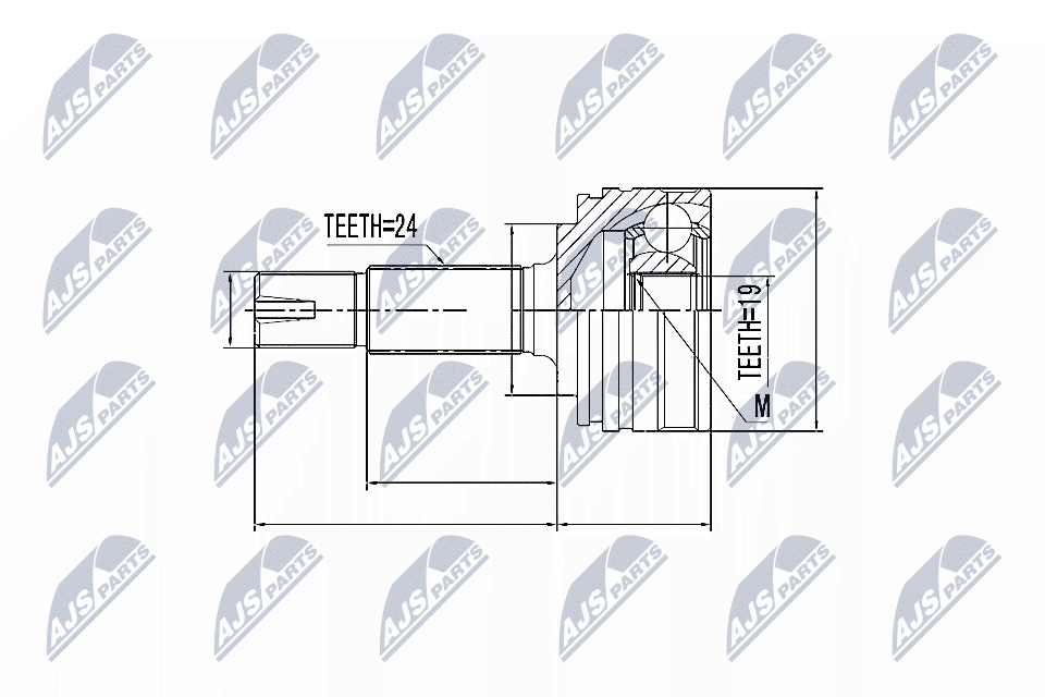 Шруc наружний NTY NPZ-TY-083