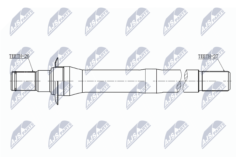 Опора полуоси NTY NWP-HY-506