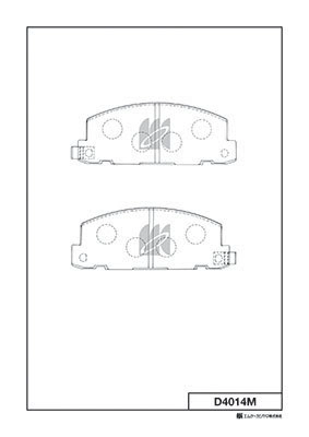 Тормозные колодки MK KASHIYAMA D4014M