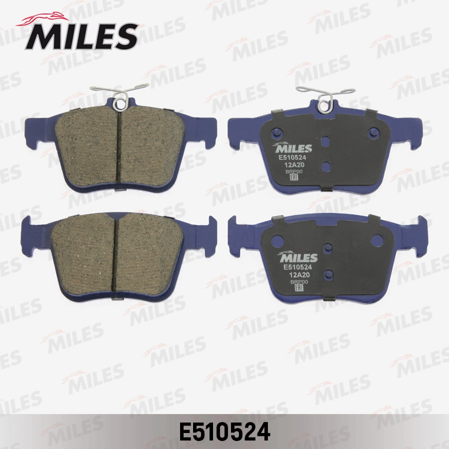 Колодки тормозные audi a3/skoda kodiaq/vw golf/passat/tiguan 12- зад. MILES E510524